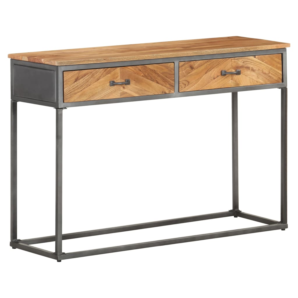 Table console 110x35x75 cm Bois d'acacia massif - XIOS