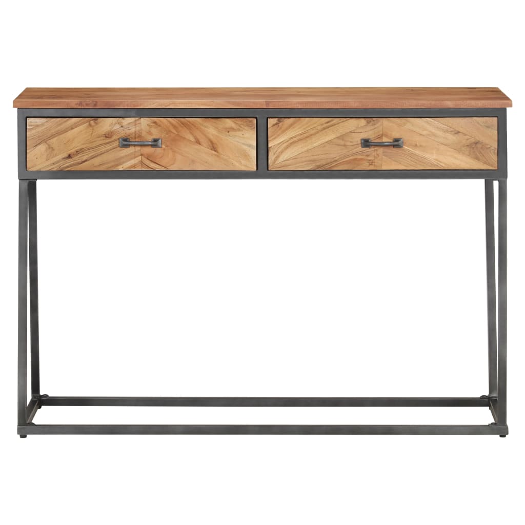 Table console 110x35x75 cm Bois d'acacia massif - XIOS