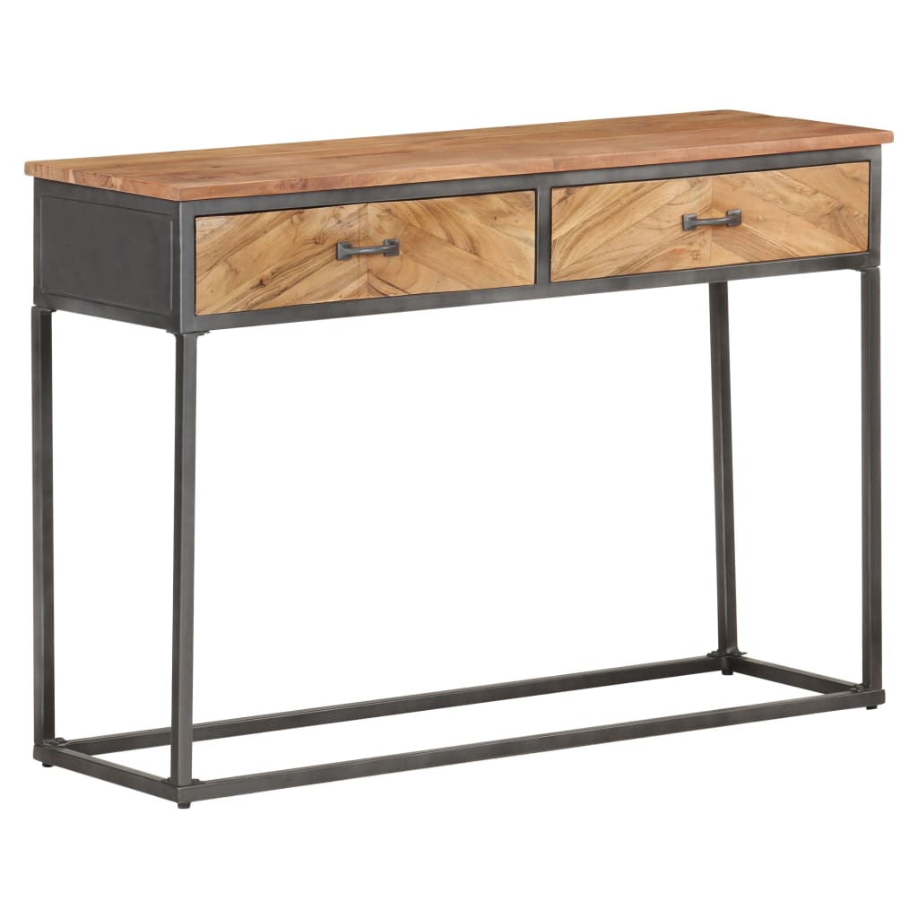 Table console 110x35x75 cm Bois d'acacia massif - XIOS