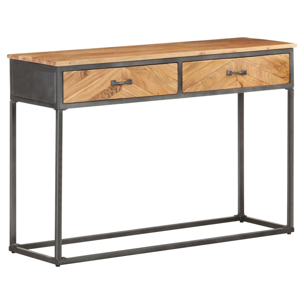 Table console 110x35x75 cm Bois d'acacia massif - XIOS