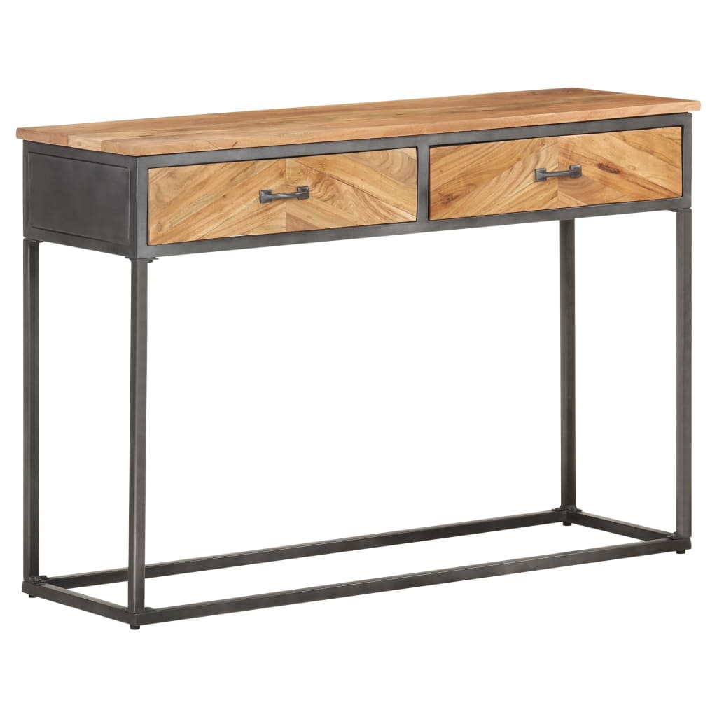 Table console 110x35x75 cm Bois d'acacia massif - XIOS