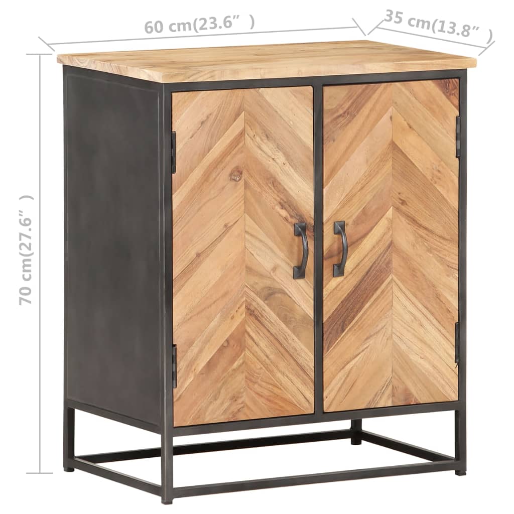 Buffet 60x35x70 cm Bois d'acacia massif - XIOS