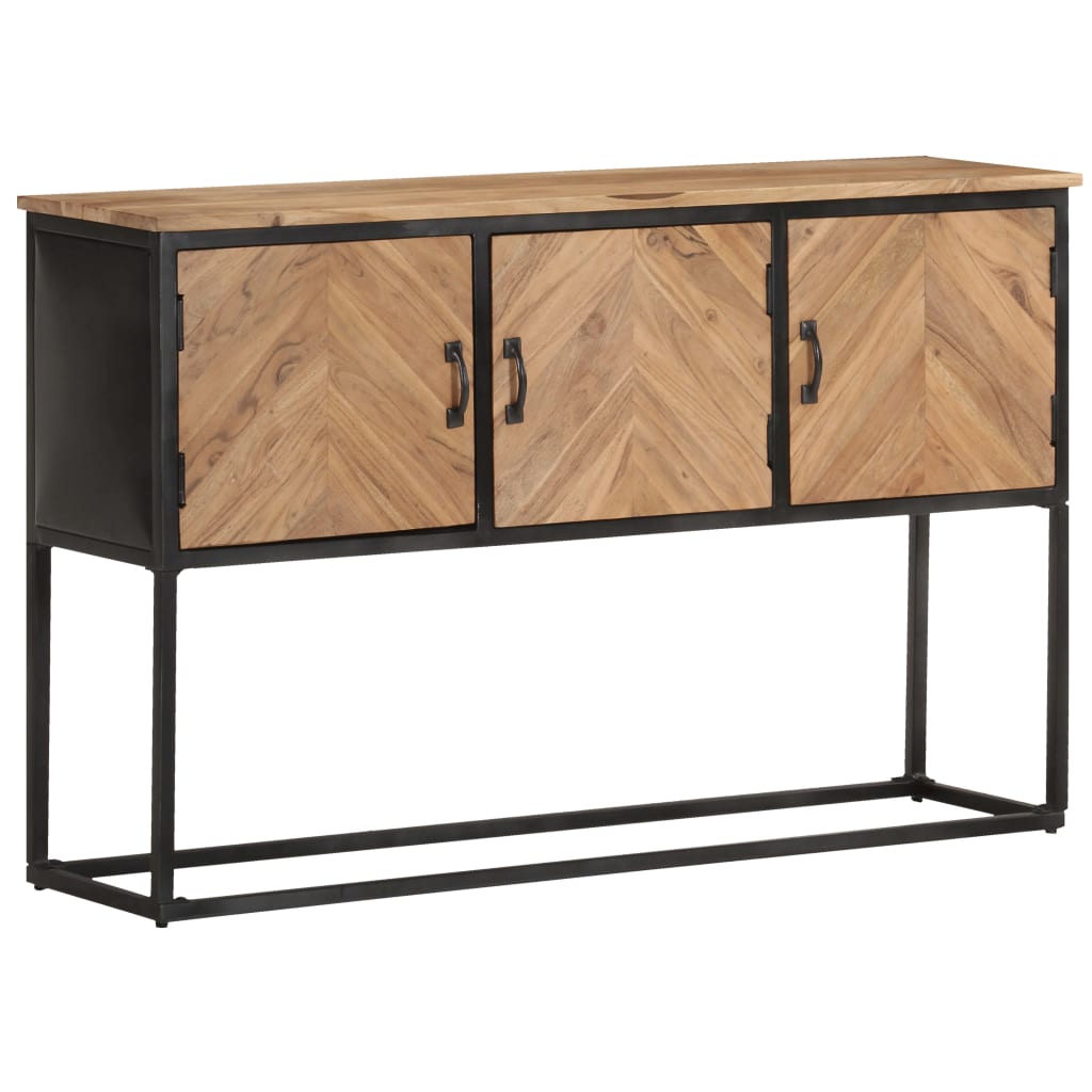 Buffet 120x30x75 cm Bois d'acacia solide - XIOS