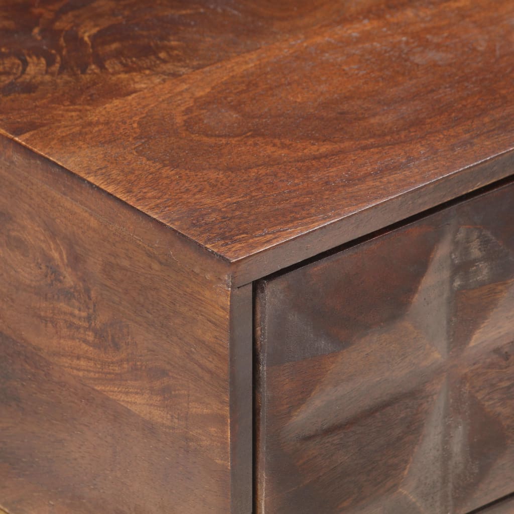 Table basse 112 x 50 x 40 cm en bois de manguier massif - XIOS