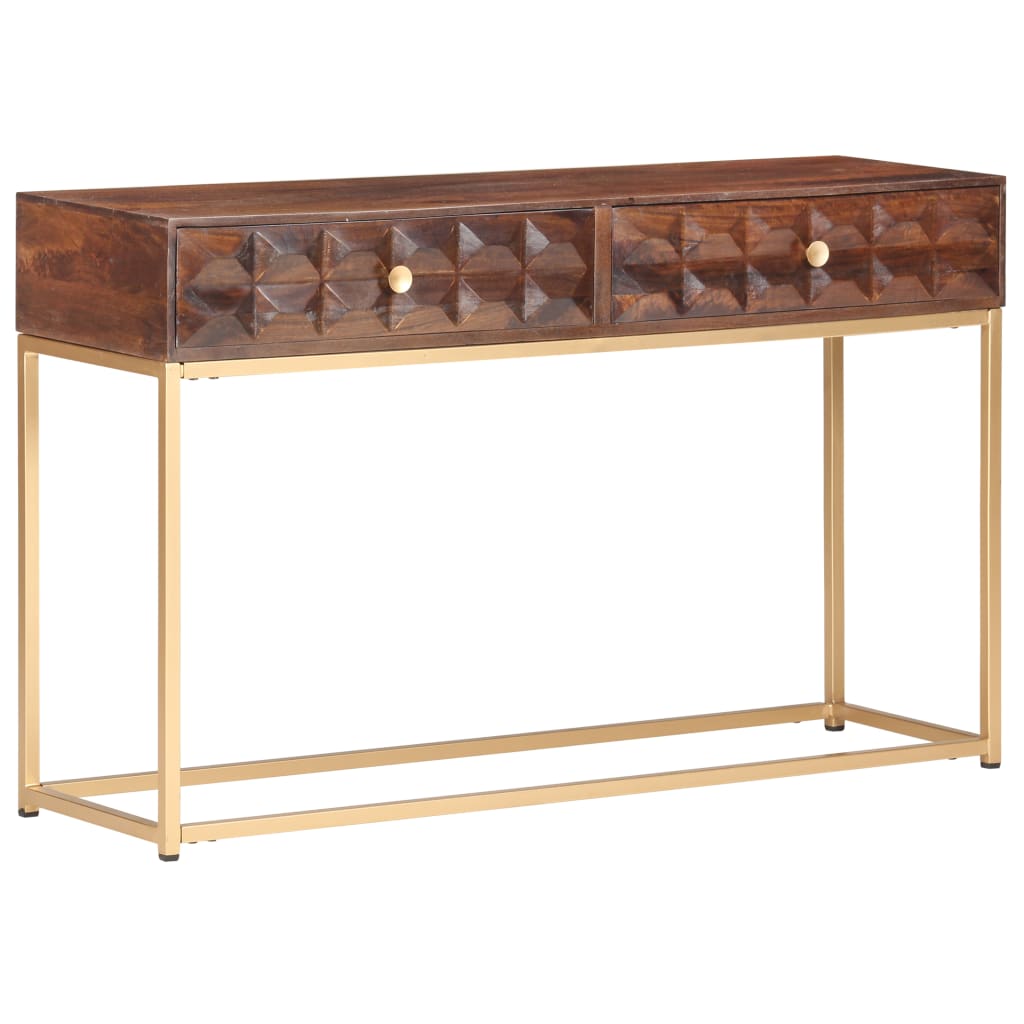 Console en bois de manguier massif 122 x 36 x 75 cm - XIOS