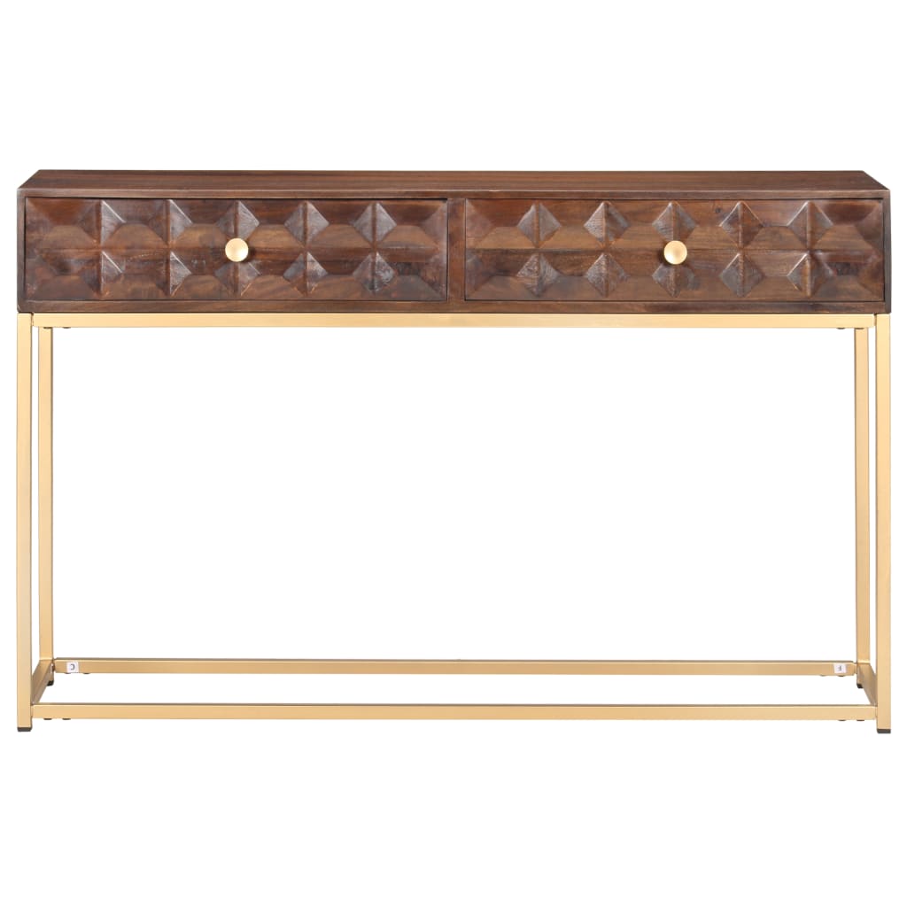 Console en bois de manguier massif 122 x 36 x 75 cm - XIOS