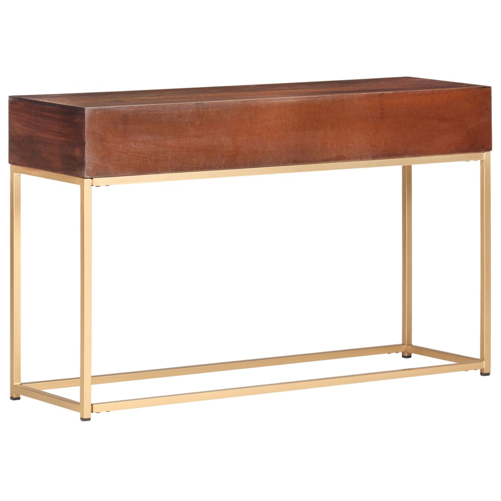Console en bois de manguier massif 122 x 36 x 75 cm - XIOS