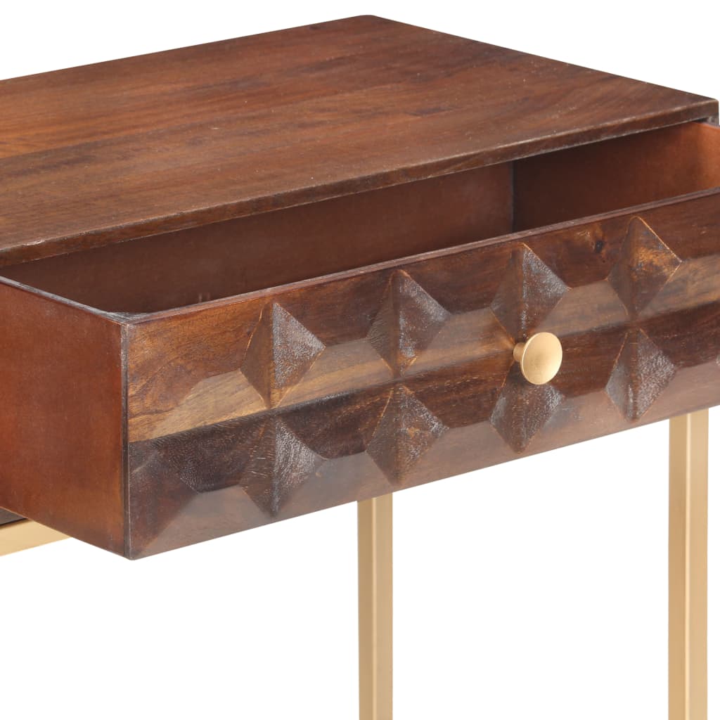 Console en bois de manguier massif 122 x 36 x 75 cm - XIOS