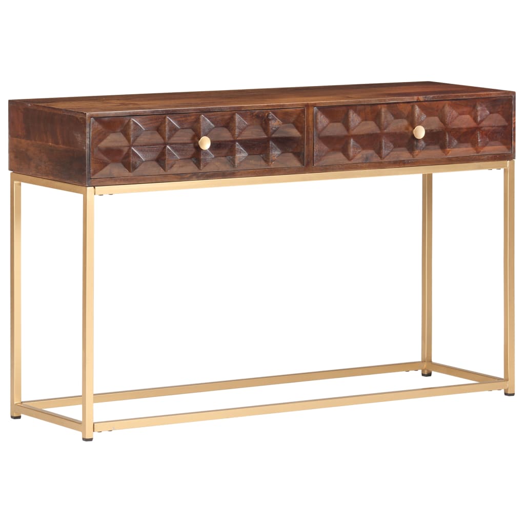 Console en bois de manguier massif 122 x 36 x 75 cm - XIOS