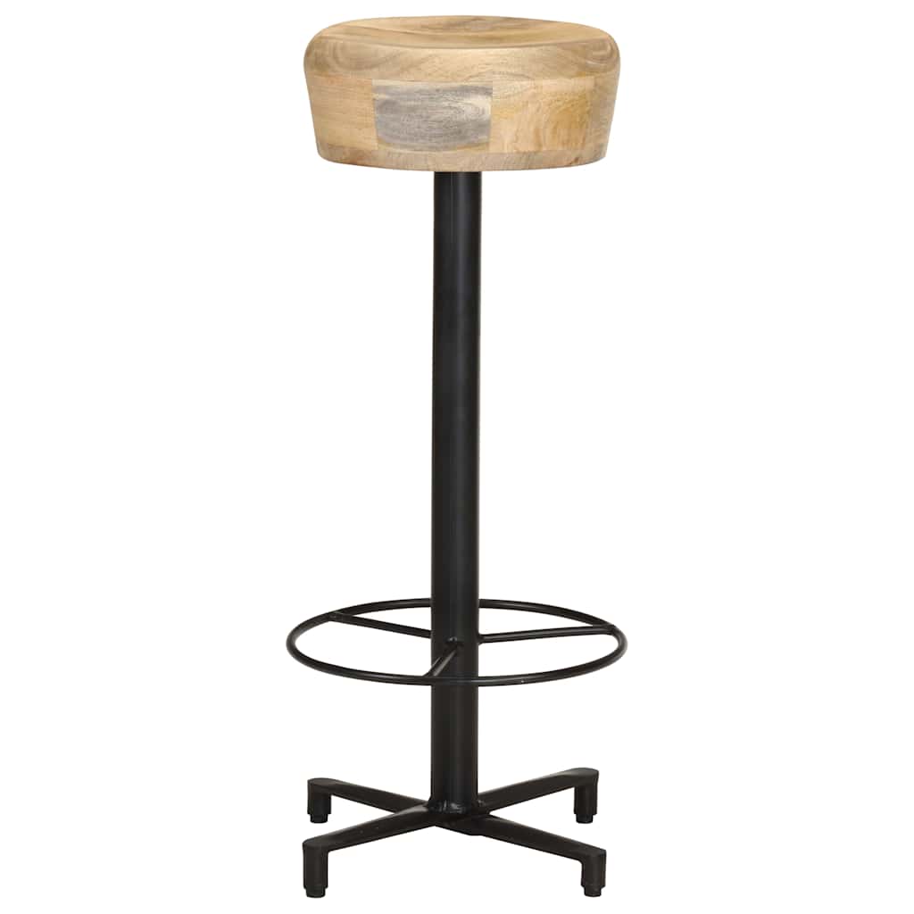 Tabourets de bar lot de 2 76 cm bois de manguier massif - XIOS