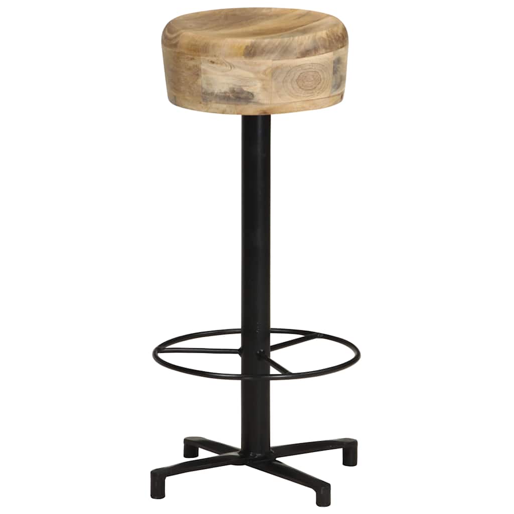 Tabourets de bar lot de 2 76 cm bois de manguier massif - XIOS