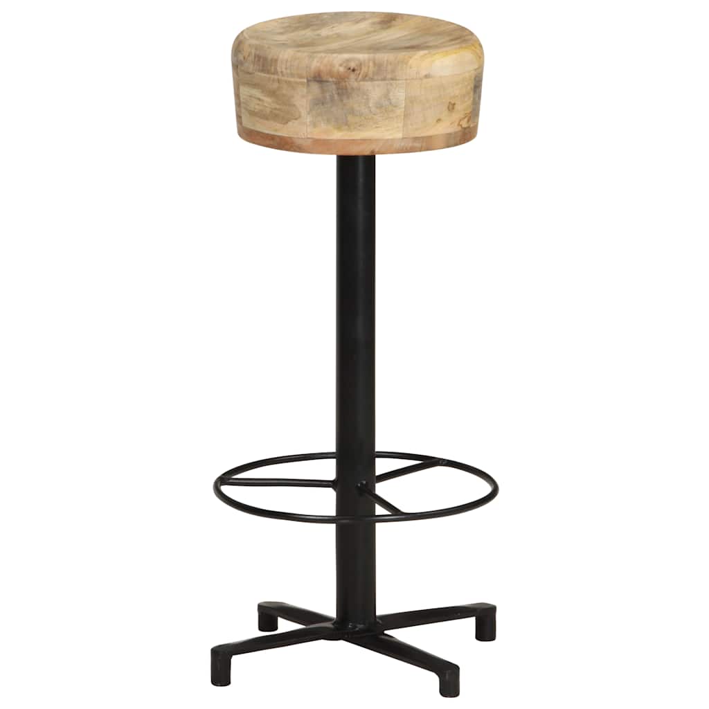 Tabourets de bar lot de 2 76 cm bois de manguier massif - XIOS