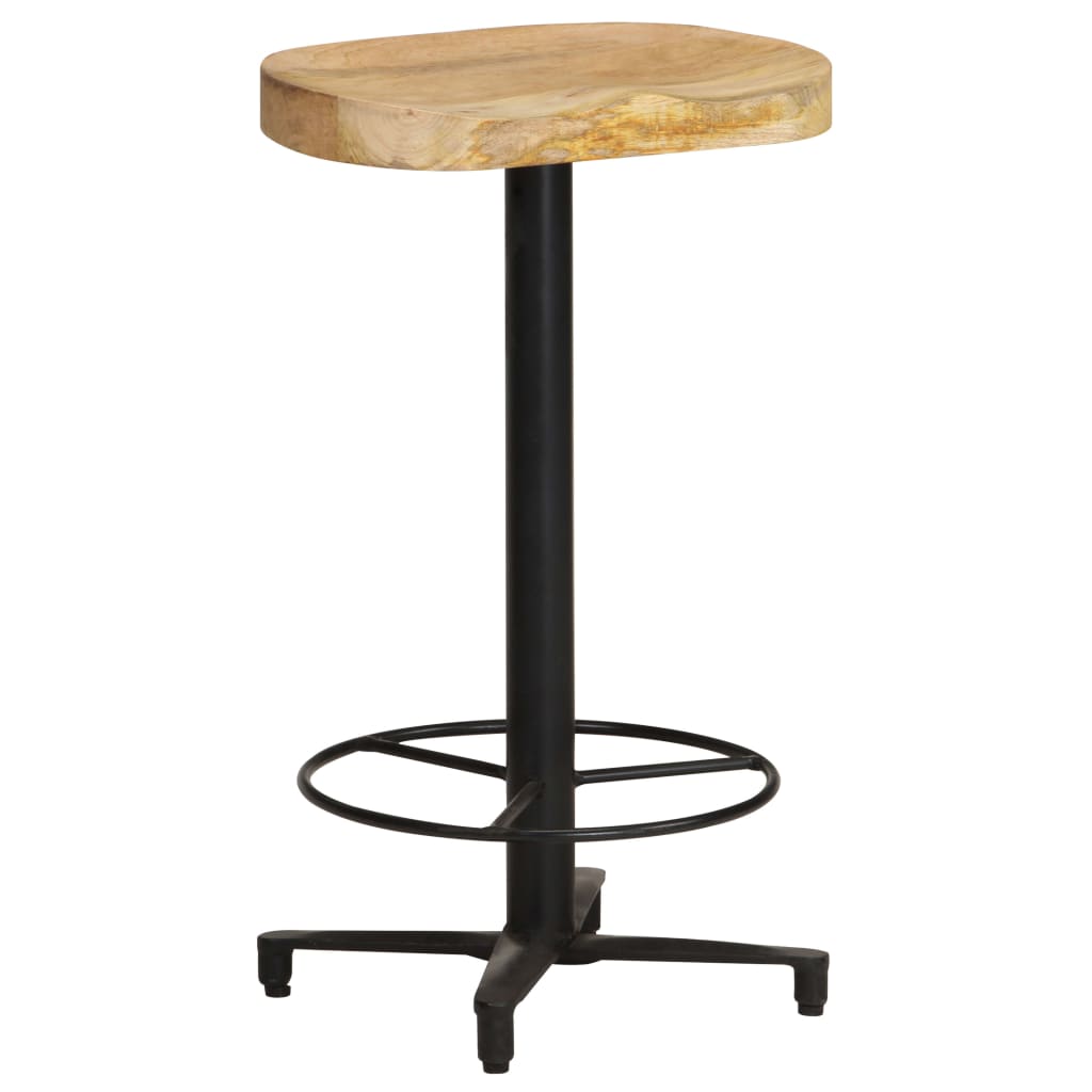 Tabourets de bar lot de 2 66 cm bois de manguier massif - XIOS