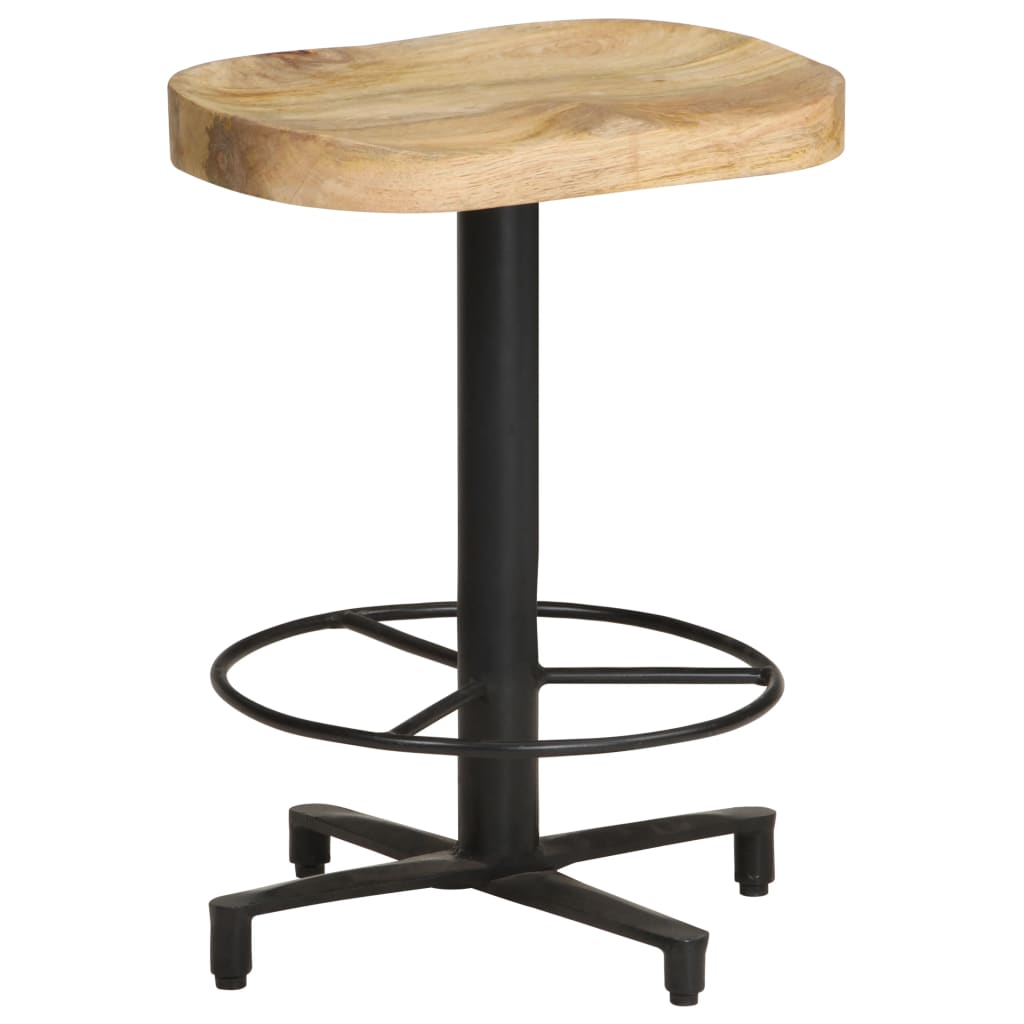 Tabourets de bar lot de 2 52 cm bois de manguier massif - XIOS