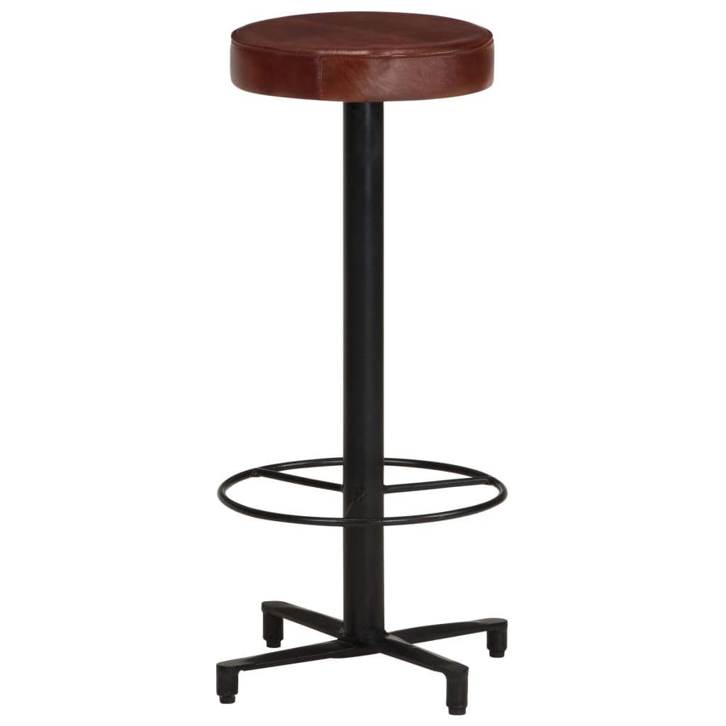 Tabourets de bar lot de 2 76 cm cuir véritable - XIOS