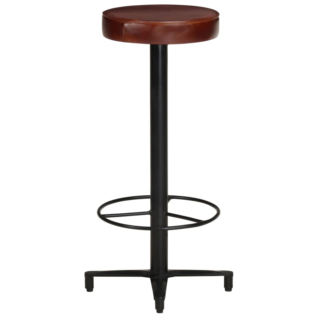 Tabourets de bar lot de 2 76 cm cuir véritable - XIOS