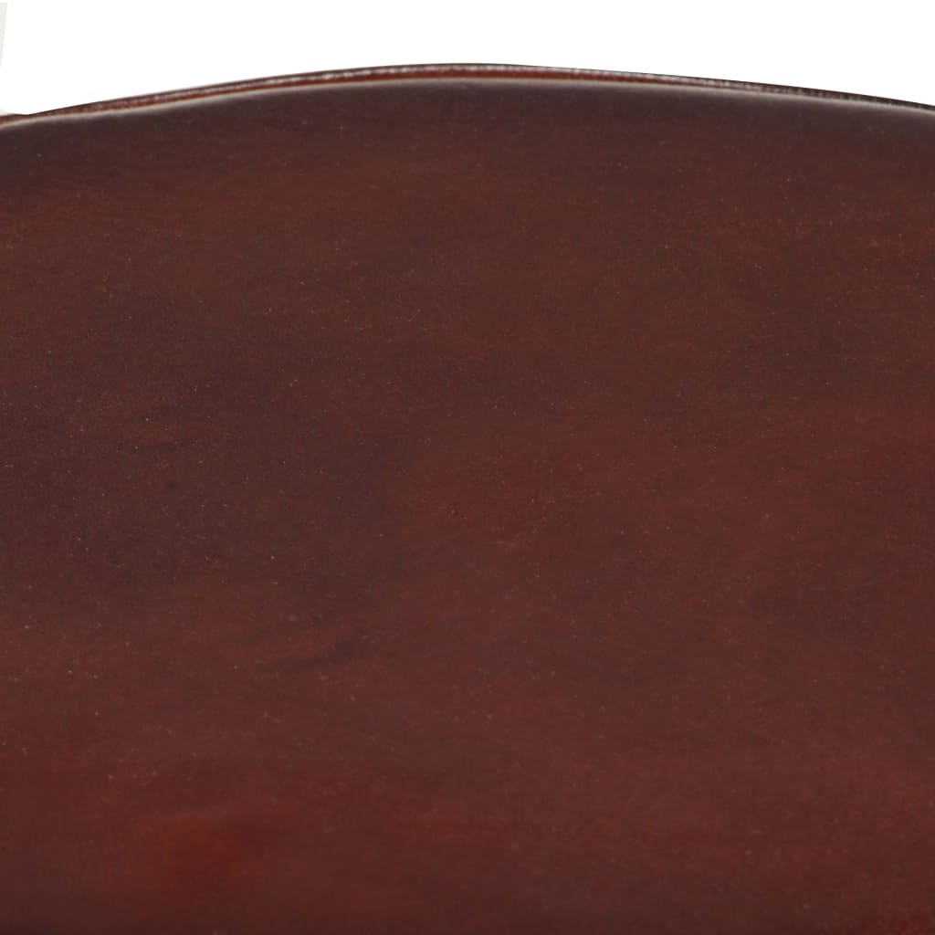 Tabourets de bar lot de 2 66 cm cuir véritable - XIOS