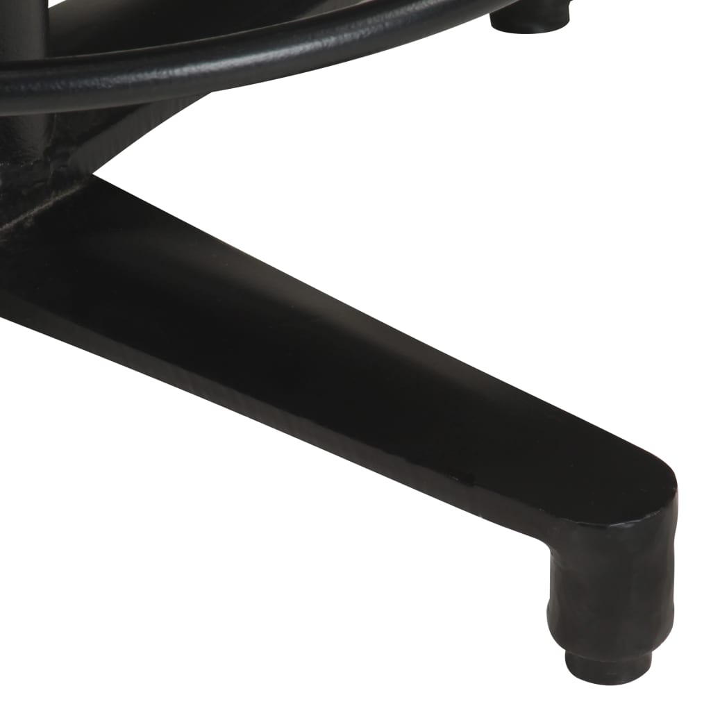 Tabourets de bar lot de 2 66 cm cuir véritable - XIOS