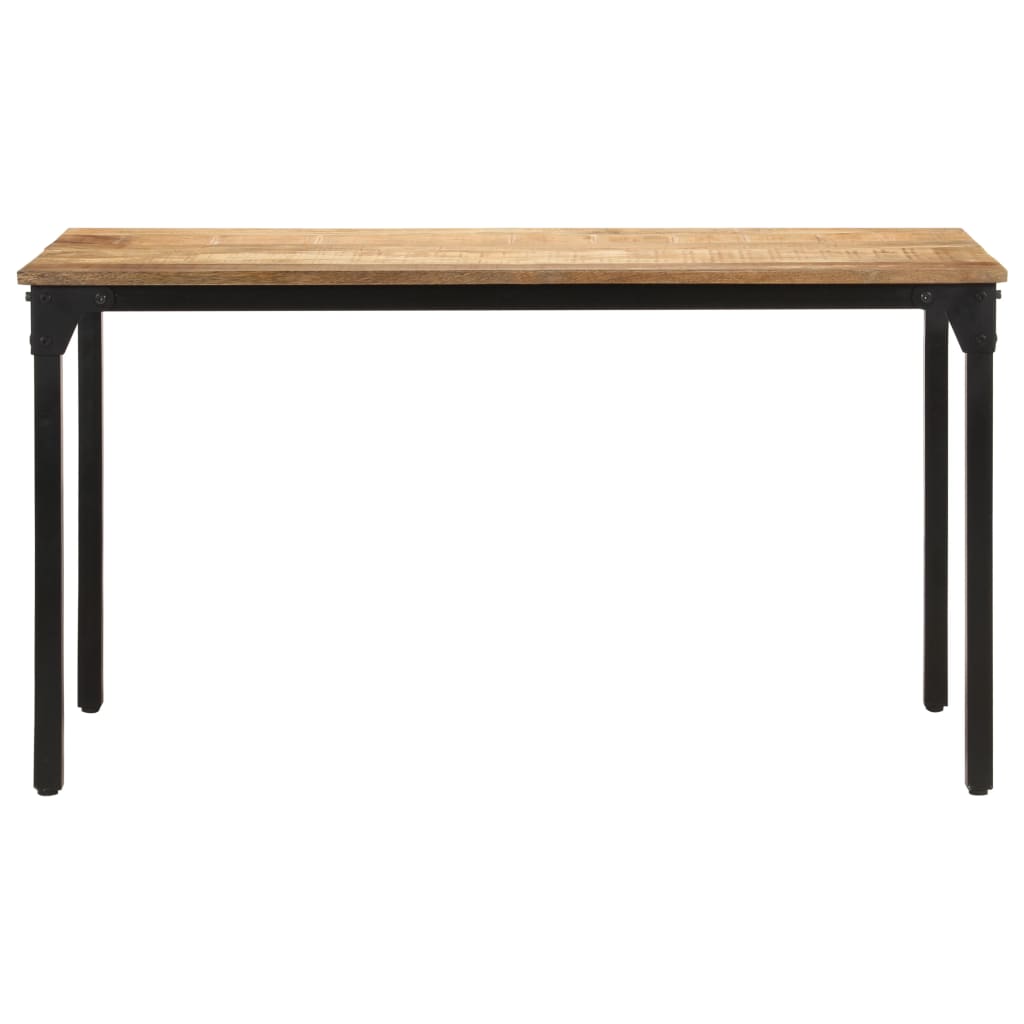 Table de salle à manger 140x70x76 cm Bois de manguier brut - XIOS