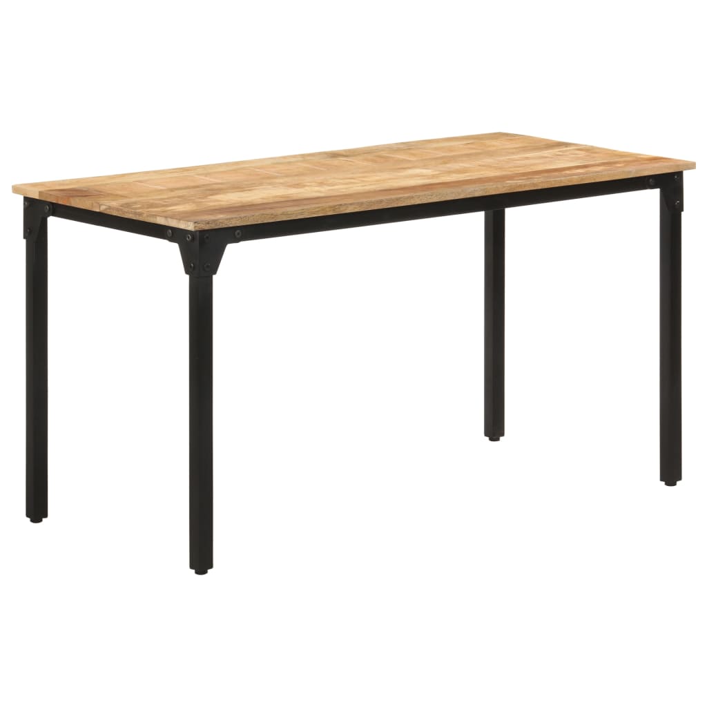 Table de salle à manger 140x70x76 cm Bois de manguier brut - XIOS