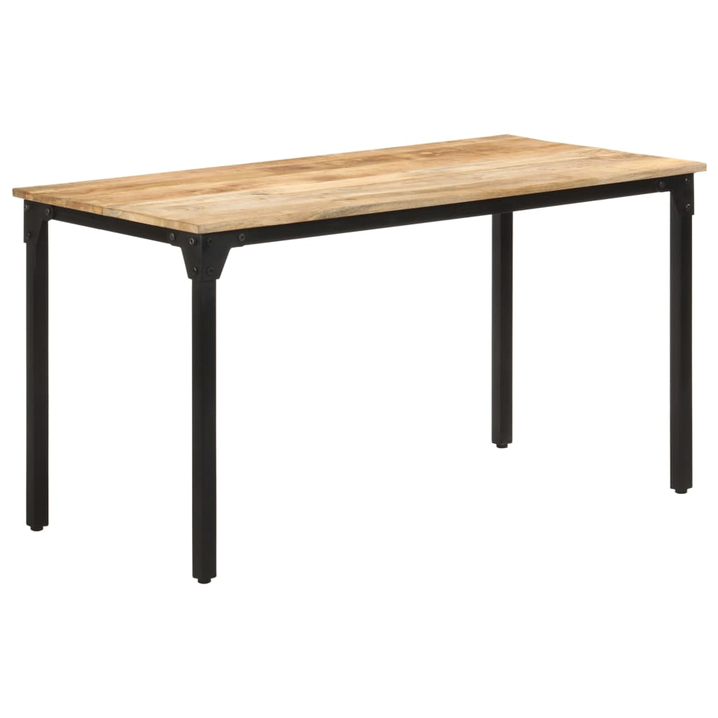 Table de salle à manger 140x70x76 cm Bois de manguier brut - XIOS