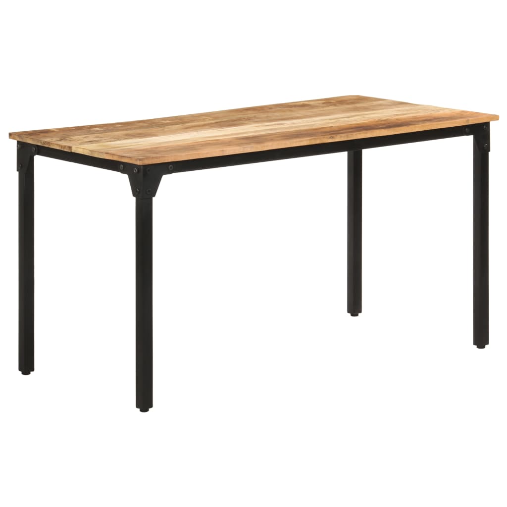 Table de salle à manger 140x70x76 cm Bois de manguier brut - XIOS