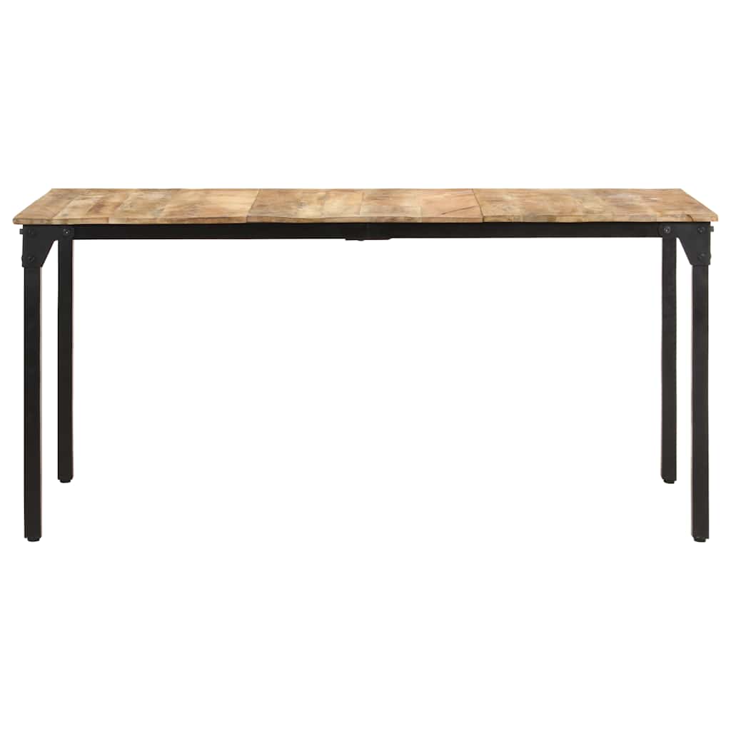 Table de salle à manger 160x80x76 cm Bois de manguier brut - XIOS