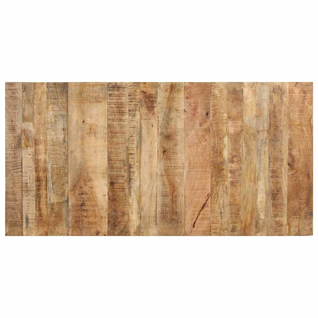 Table de salle à manger 160x80x76 cm Bois de manguier brut - XIOS