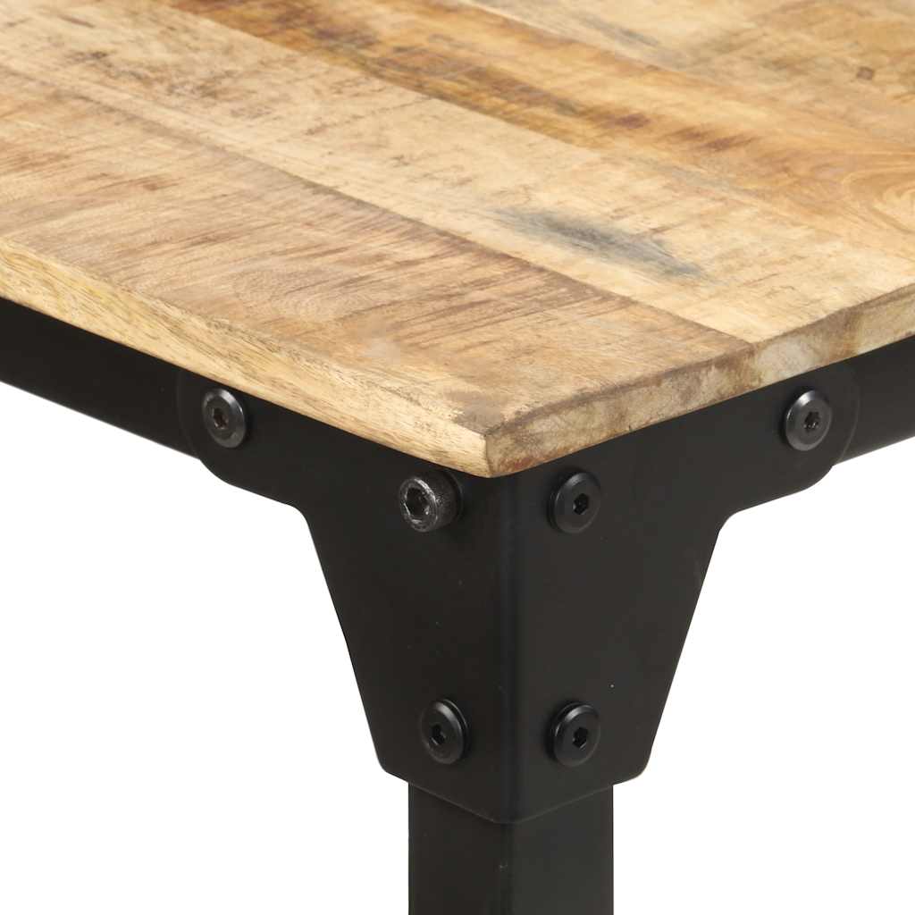 Table de salle à manger 160x80x76 cm Bois de manguier brut - XIOS