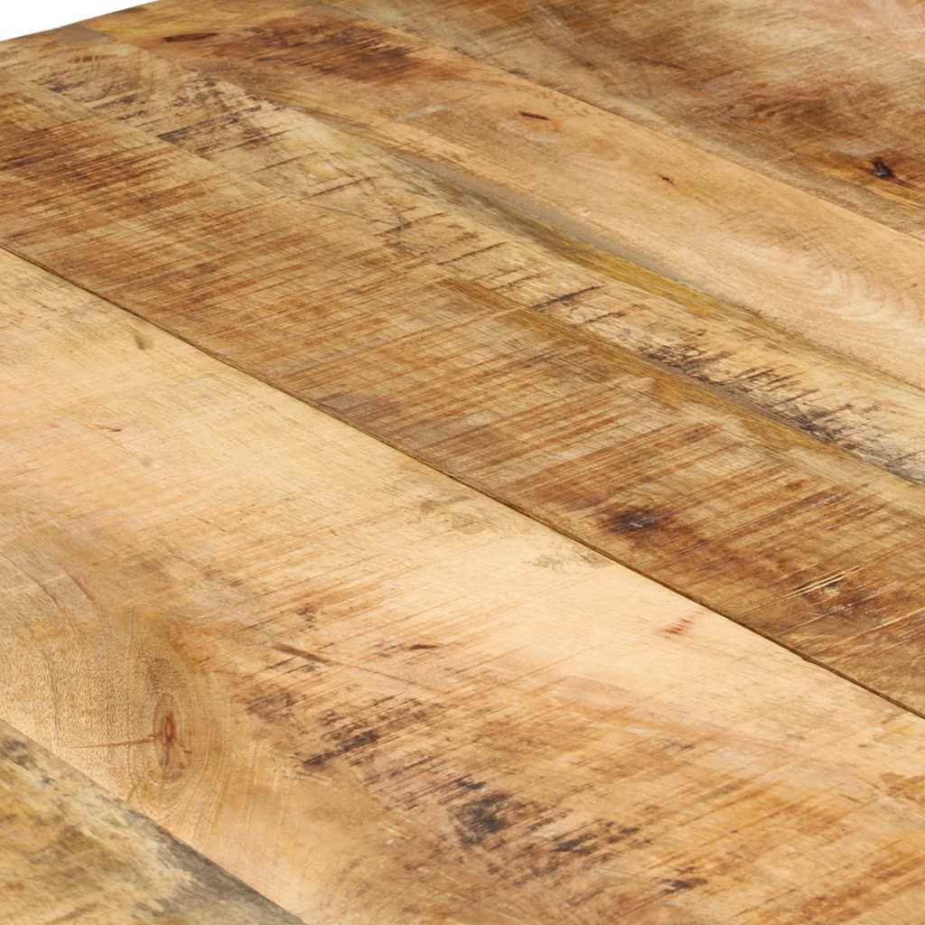 Table de salle à manger 160x80x76 cm Bois de manguier brut - XIOS