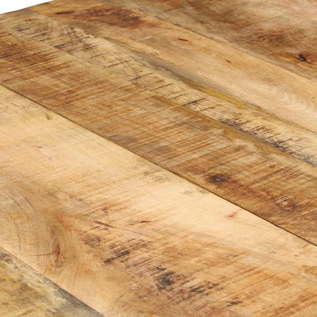 Table de salle à manger 220x100x76 cm Bois de manguier brut