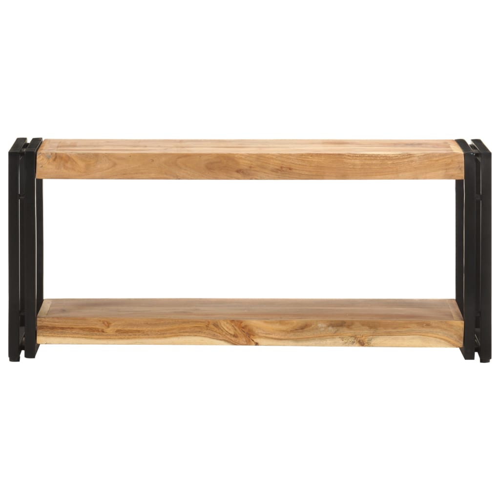 Meuble TV 90x30x40 cm Bois d'acacia solide - XIOS