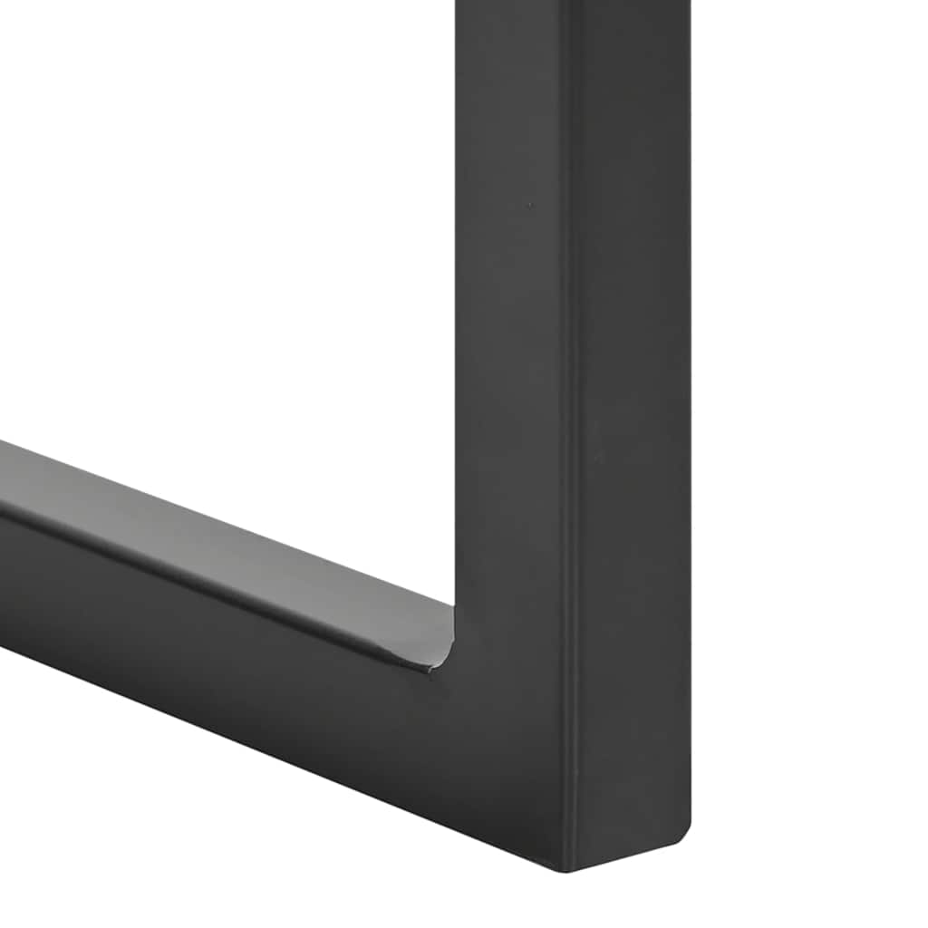 Chaises à manger cantilever lot de 2 marron cuir véritable - XIOS