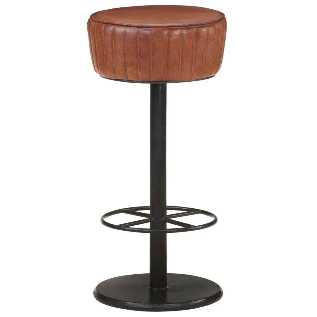 Tabouret de bar Marron Cuir véritable - XIOS