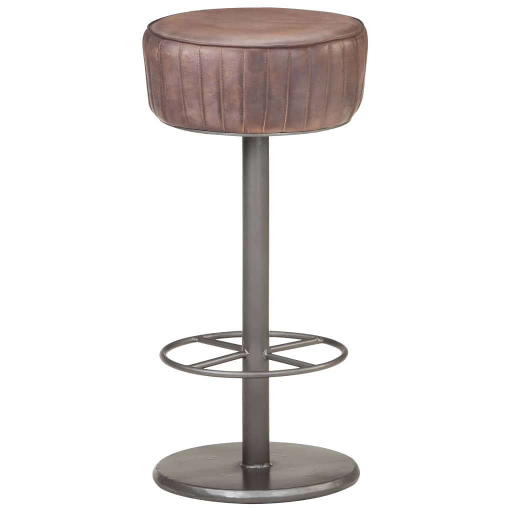 Tabouret de bar Marron Cuir véritable - XIOS