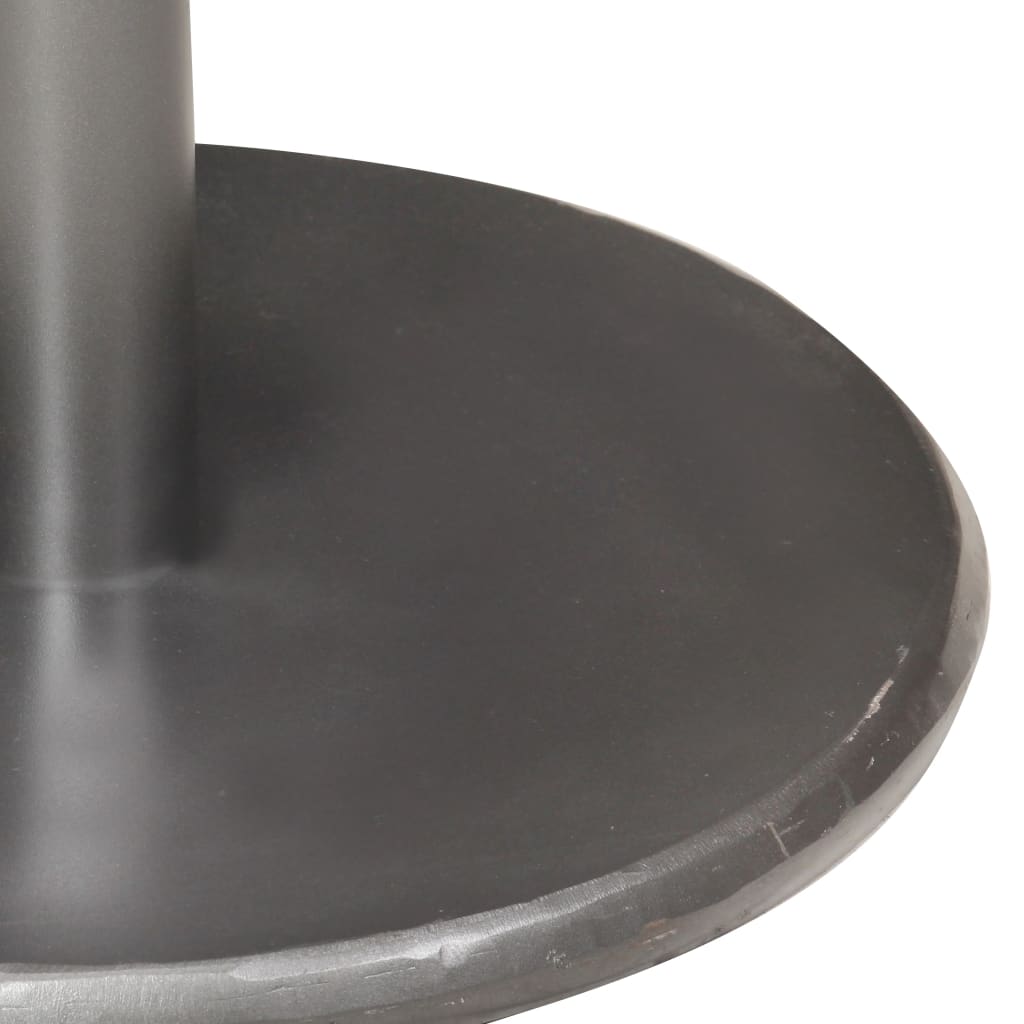 Tabourets de bar lot de 2 marron cuir véritable - XIOS