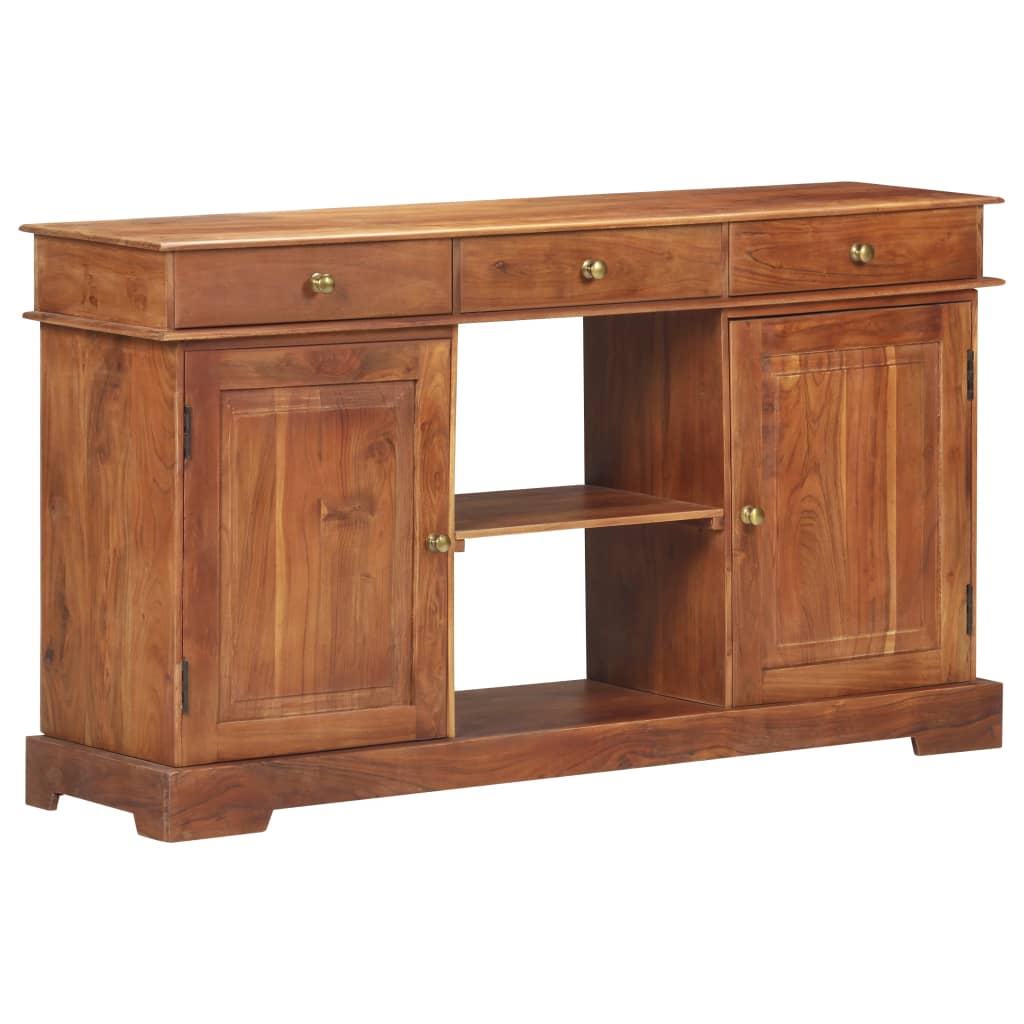 Buffet 135x35x75 cm Bois d'acacia solide - XIOS