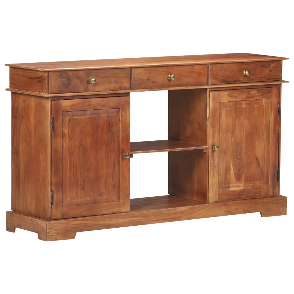 Buffet 135x35x75 cm Bois d'acacia solide - XIOS