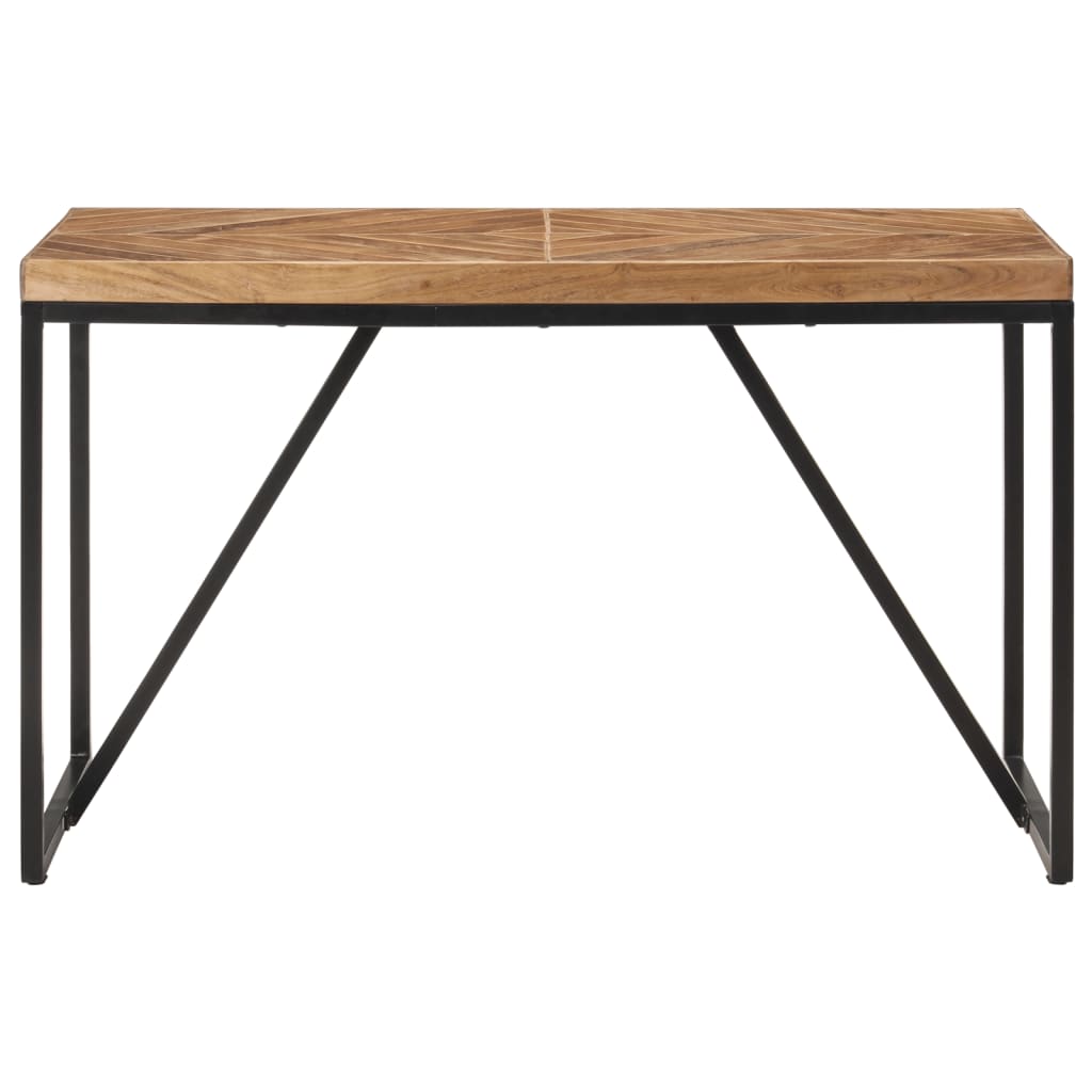 Table à manger 120x60x76 cm Bois massif d'acacia et de manguier - XIOS
