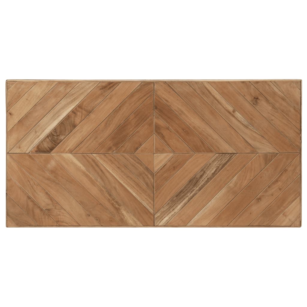 Table à manger 120x60x76 cm Bois massif d'acacia et de manguier - XIOS
