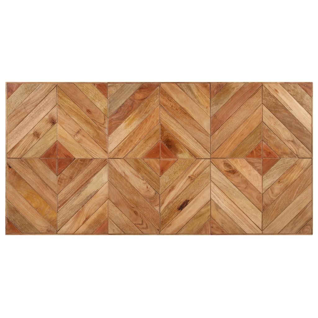 Table à manger 140x70x76 cm Bois massif d'acacia et de manguier - XIOS
