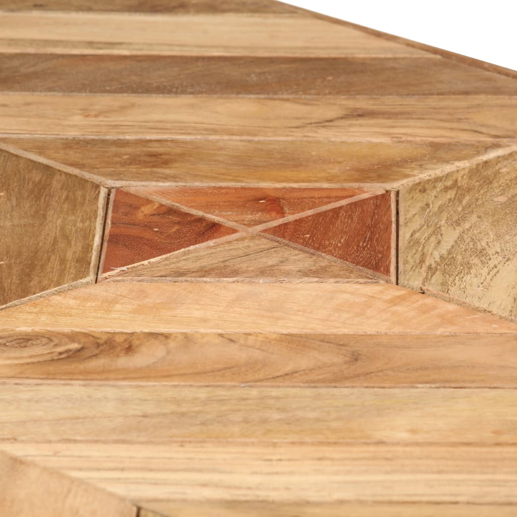 Table à manger 140x70x76 cm Bois massif d'acacia et de manguier - XIOS