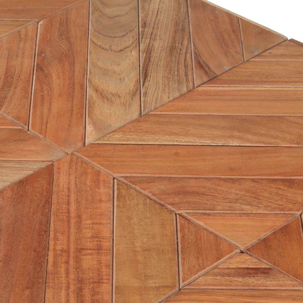 Table à dîner 140x70x76 cm Bois massif d'acacia et de manguier - XIOS
