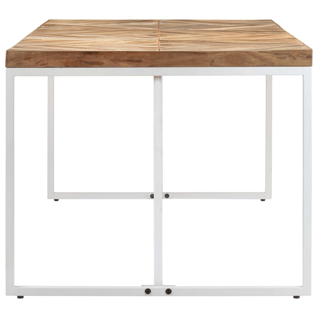Table à manger 180x90x76 cm Bois massif d'acacia et de manguier - XIOS