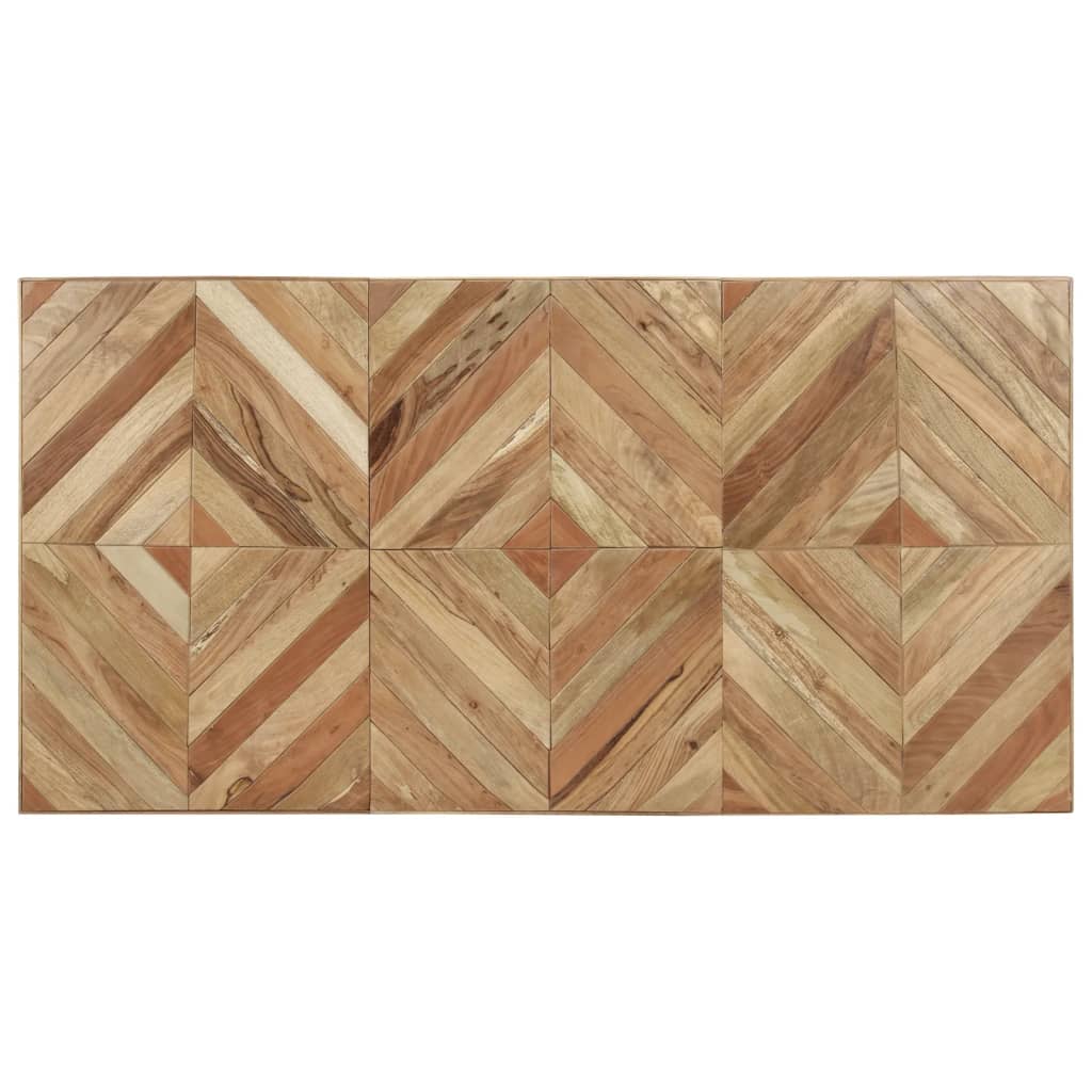 Table à manger 180x90x76 cm Bois massif d'acacia et de manguier - XIOS