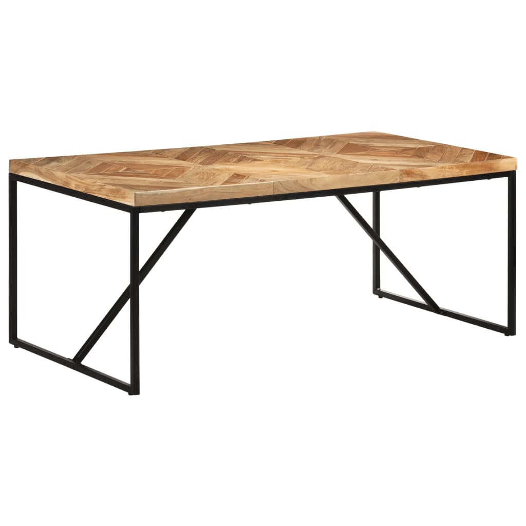 Table à dîner 180x90x76 cm Bois massif d'acacia et de manguier - XIOS