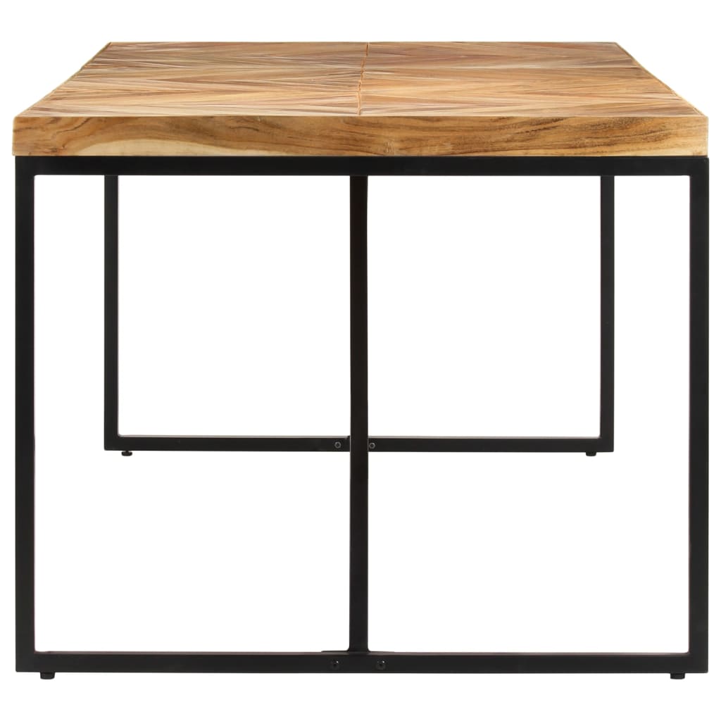 Table à dîner 180x90x76 cm Bois massif d'acacia et de manguier - XIOS