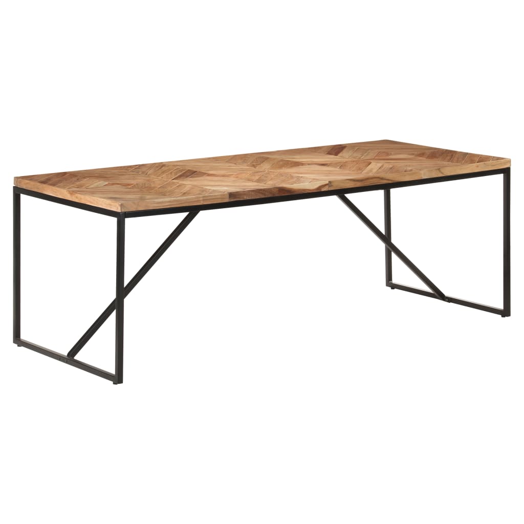 Table à dîner 200x90x76 cm Bois massif d'acacia et de manguier - XIOS