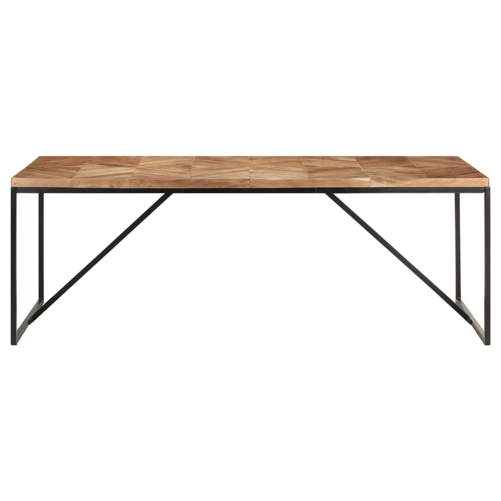 Table à dîner 200x90x76 cm Bois massif d'acacia et de manguier