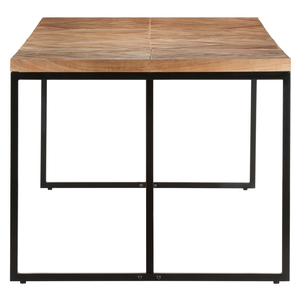 Table à dîner 200x90x76 cm Bois massif d'acacia et de manguier